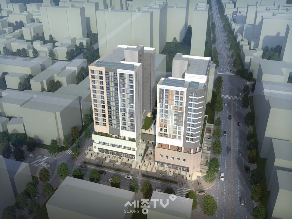 천안 두정 행복주택_조감도. (사진제공=천안시청)