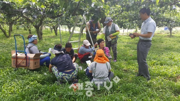지난해 영농현장 지도의 날 운영 모습