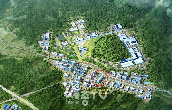 대전시, 세계 최대규모 100㎿급 태양광 기업공동활용 연구센터 유치쾌거-기업공동연구센터 위치.