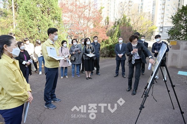 주요사업장 현장방문(공주시 복합커뮤니티센터 건립사업)