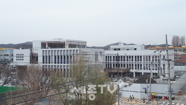 보건소청사 전경.