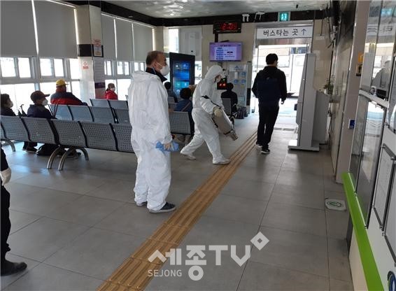 조치원 터미널.