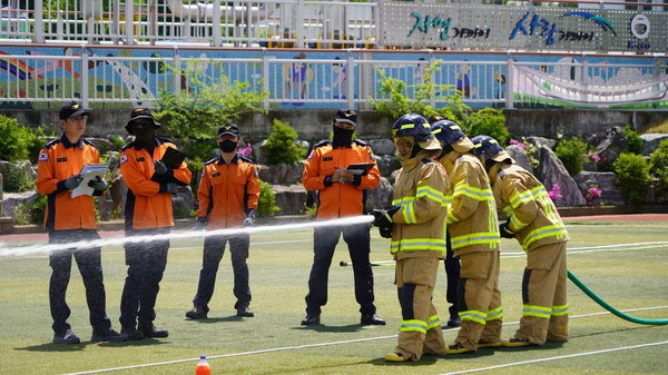 제13회_세종시의용소방대 소방기술경연대회./사진제공=세종특별자치시