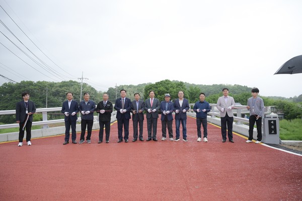 최민호시장 대곡교 현장방문./사진제공=세종특별자치시