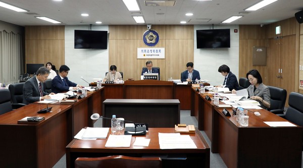 제89회 정례회 의회운영위원회 제2차 회의./사진제공=세종특별자치시의회