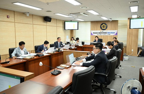 행복위 행정사무감사 2일차./사진제공=세종특별자치시의회