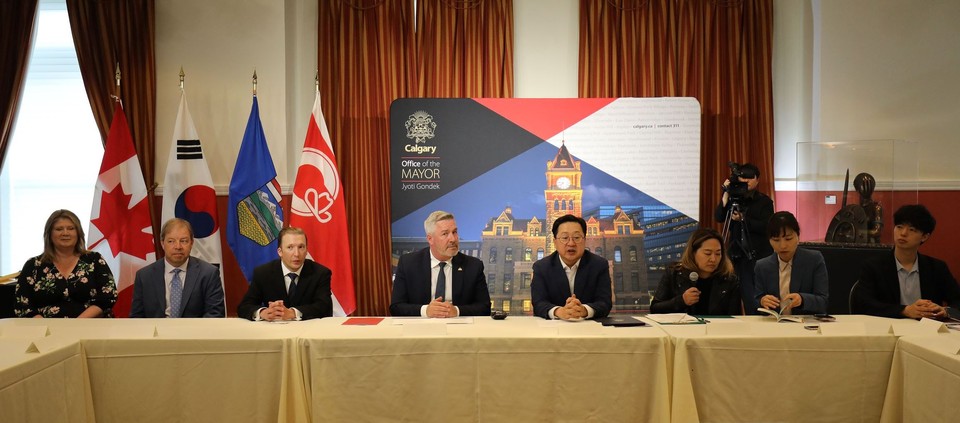 대전시 캘거리 과학경제 공동발전 기대