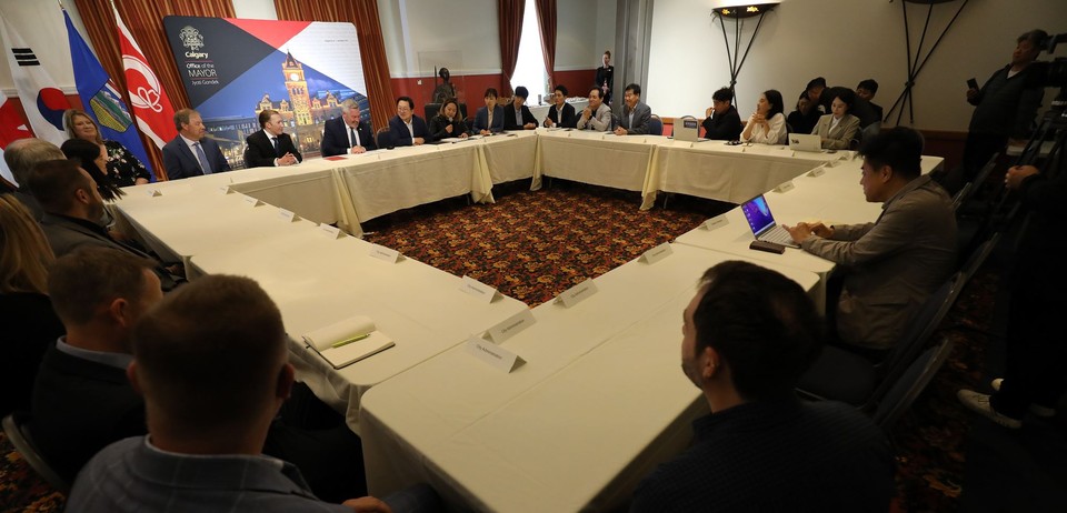 대전시 캘거리 과학경제 공동발전 기대