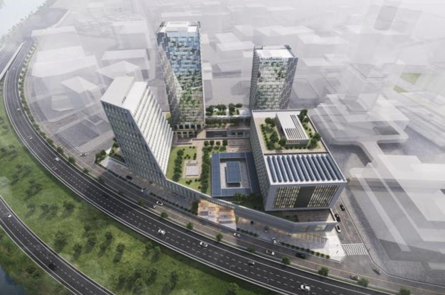 사진=첨단산단으로 개발될 대전 대화동 대전일반산업단지 조감도