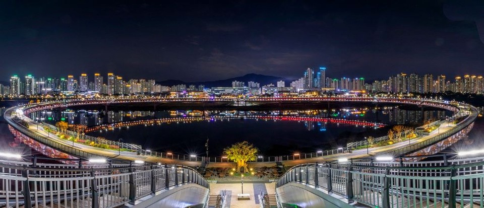 세종 이응다리 야경