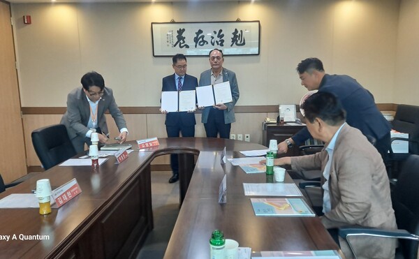 천안/아산충무병원과 충청남도그라운골프협회 의료협약 체결 기념사진