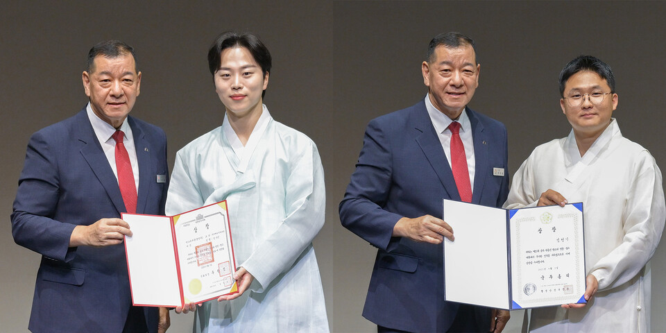 . (사진 설명= 왼쪽 김기진, 오른쪽 김정기 씨)