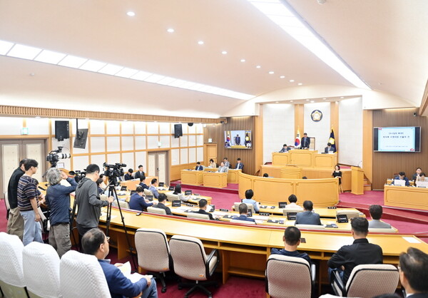 임시회 개회/사진제공=파주시의회