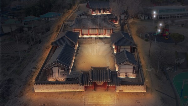 금산군 금산향교 야간경관 개선 조감도