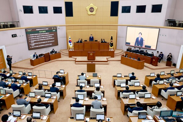 제288회 임시회 본회의장 모습/사진제공=대전시의회