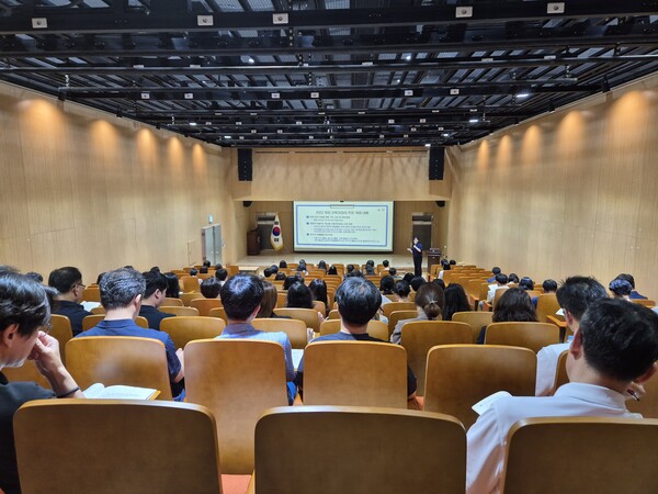 2025학년도 중학교 교육과정 업무담당자 연수 진행 모습/사진제공=대전시교육청