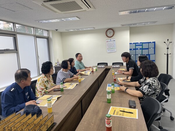 지난 9일 진행된 대동 찾아가는 간담회 모습/사진제공=대전 동구청