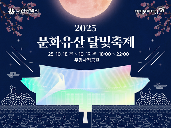‘2025 문화유산 달빛축제’ 안내/사진제공=대전문화재단