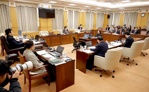 대전관광공사 사장 임명후보자 인사청문회 모습/사진제공=대전시의회