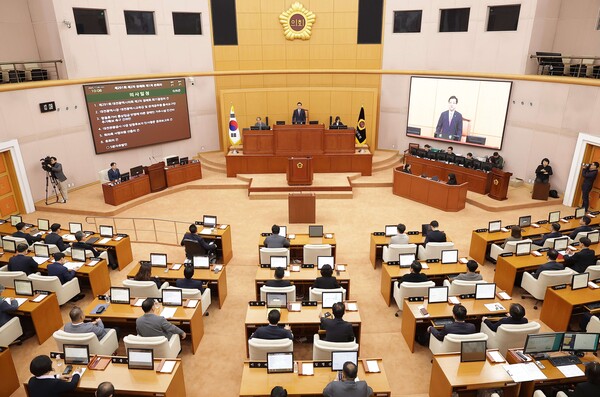 제291회 제2차 정례회 개회 모습/사진제공=대전시의회