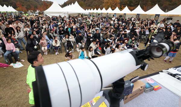 캠핑 속 과학여행 ‘Hello! 과학마을축제 in 동구’ 현장 모습/사진제공=대전 동구청