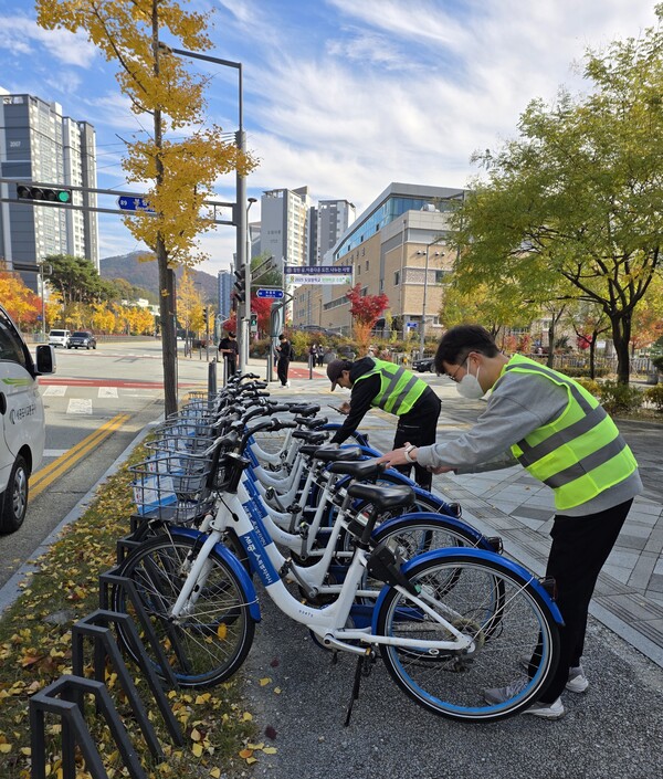 어울링 재배치 현장/사진=세종도시교통공사