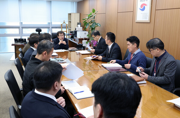 ‘행정통합 특별법 특례 원안 반영 테스크 포스(TF)’ 첫 회의 모습/사진제공=충남도청