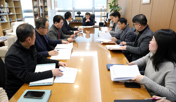 행정통합회의 모습/사진제공=충남도청