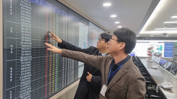 금강홍수통제소 방문 모습/사진제공=대전시