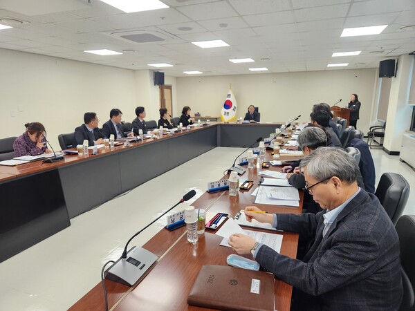 10일 개최된 재정집행점건단 회의 모습/사진=대전시교육청 제공